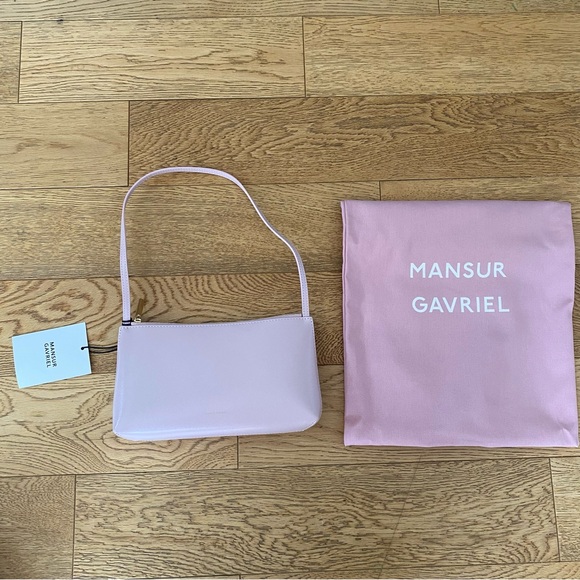 Mansur Gavriel Handbags - Mansur Gavriel Orchid Blush Pink Leather Gaia Shoulder Bag Italy GNO Date Clutch